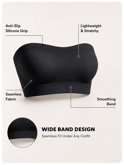 Zara Bra™ Seamless Strapless Tube Bra – Non-Slip Wireless Comfort