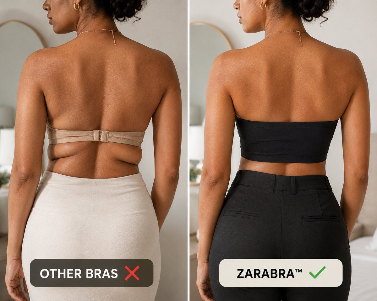 Zara Bra™ Seamless Strapless Tube Bra – Non-Slip Wireless Comfort