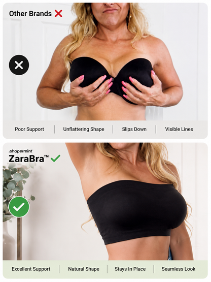 Zara Bra™ Seamless Strapless Tube Bra – Non-Slip Wireless Comfort